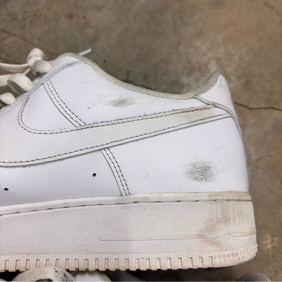 Nike Air Force 1 Low 07 White Sneakers Shoes Mens Size 15 - Picture 3 of 11